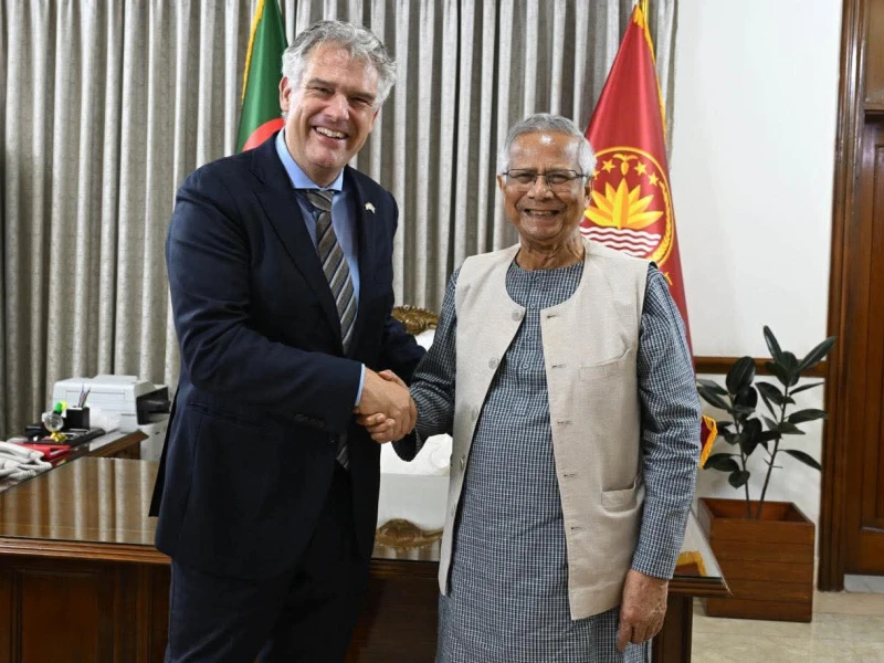 Dutch envoy calls on CA Yunus, pledges support for polls, Rohingya aid