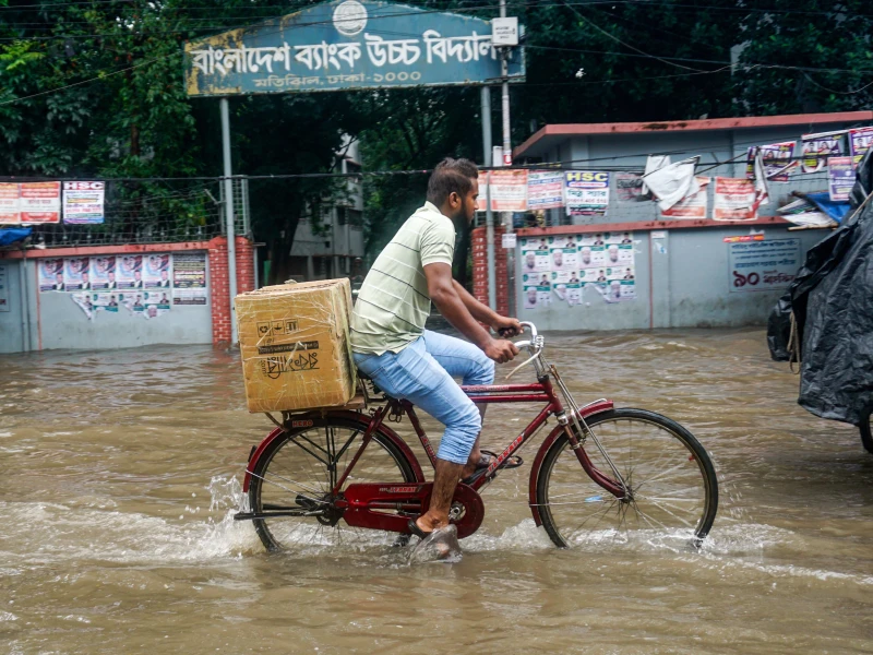 Dhaka Choked by Waterlogging; Havoc on Streets