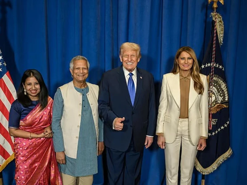 জাতিসংঘ অধিবেশনে ভাষণ, ট্রাম্পের সংবর্ধনায় প্রধান উপদেষ্টা ইউনূস