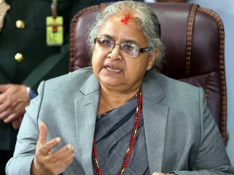 নেপালে অন্তর্বর্তীকালীন প্রধানমন্ত্রী হতে পারেন সাবেক প্রধান বিচারপতি সুশীলা কার্কি