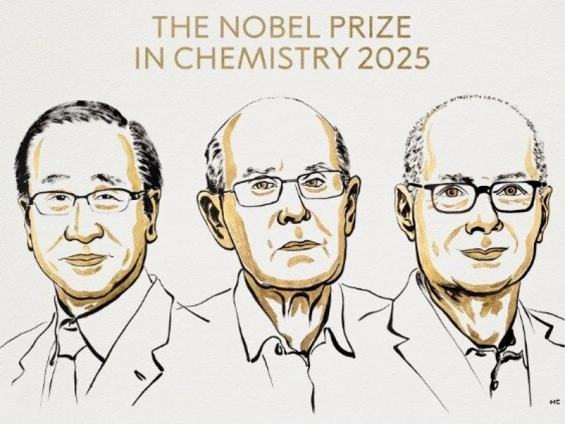 Kitagawa, Robson, Yaghi Win Chemistry Nobel for Molecular Breakthroughs