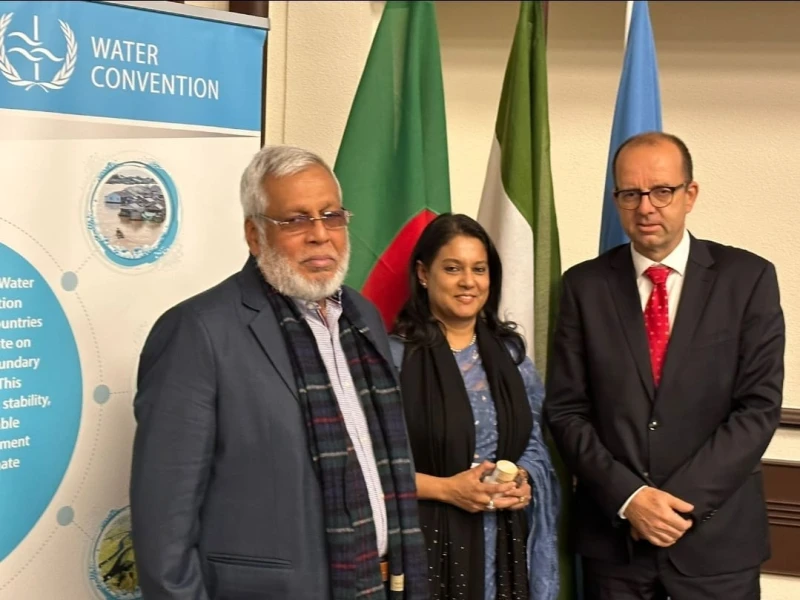 Bangladesh urges equitable transboundary water sharing at UN Water Convention