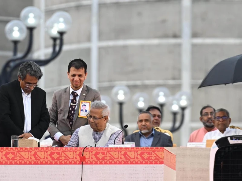 July Charter Finally Signed at Jatiya Sangsad Compound