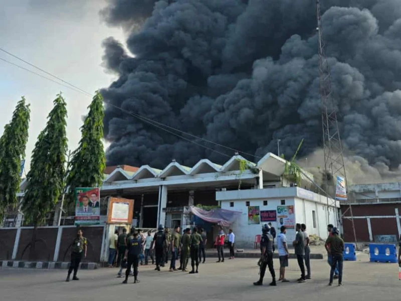 Fire breaks out at Shahjalal International Airport, flight operations suspended