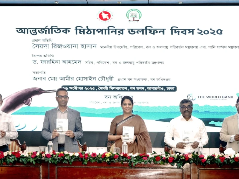 Saving dolphins means saving rivers and people: Rizwana Hasan