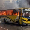 Arsonists set Bus Ablaze in Mirpur After Forcing Passengers Out