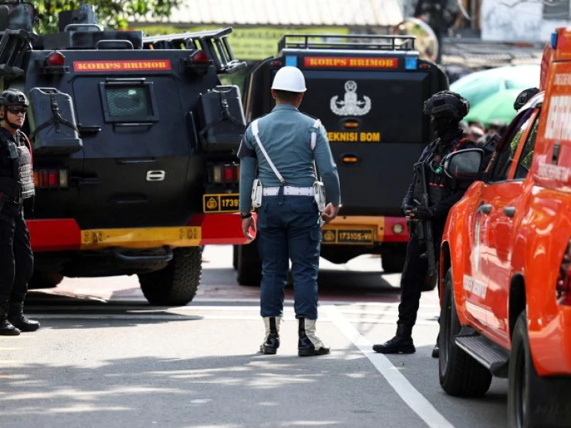 Blast at Jakarta school mosque injures at least 54