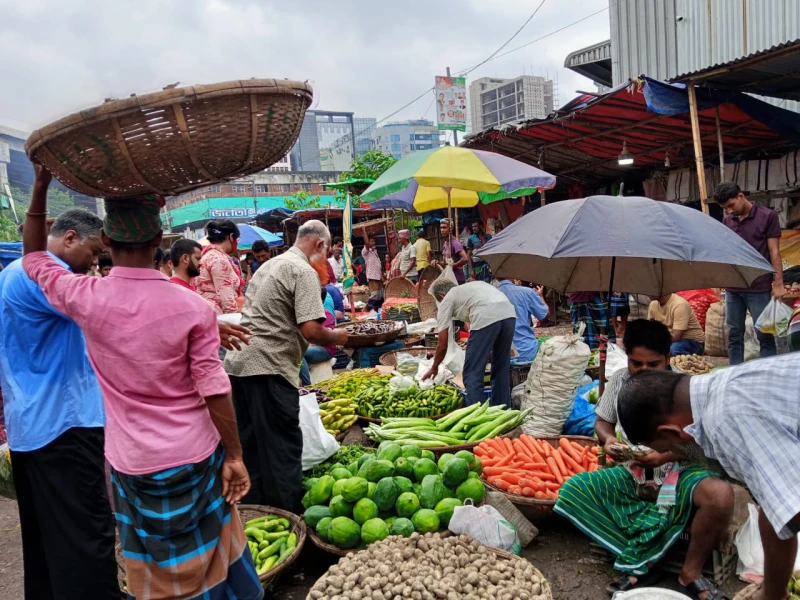 বাজারে কমেনি পেঁয়াজের দাম, ইলিশের দাম নাগালের বাইরে