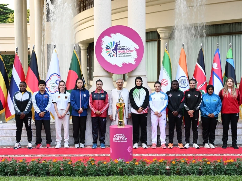 Bangladesh unveils Women’s Kabaddi World Cup trophy as host for the first time