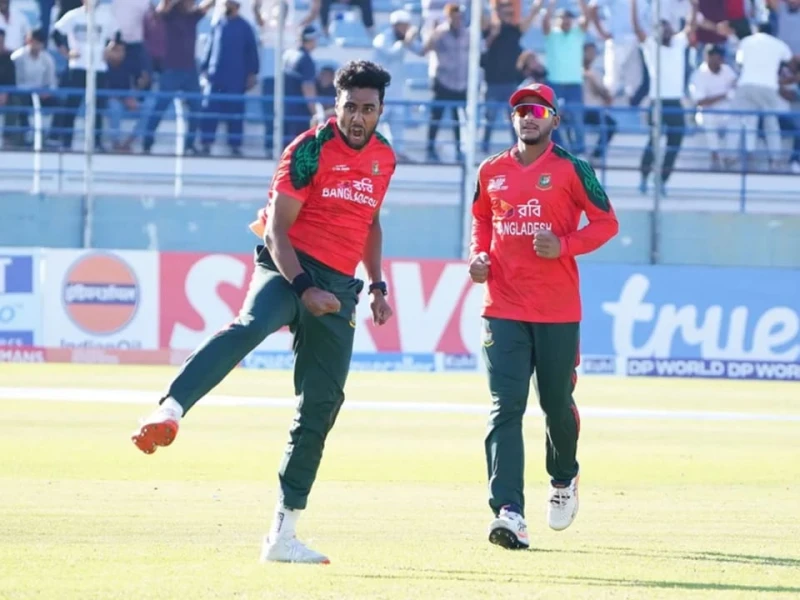 Bangladesh survives chaos to defeat India in Super Over and reach final