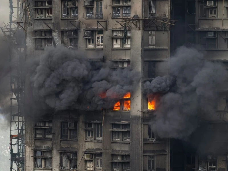 Hong Kong Blaze Claims 55 Lives, Probe Focuses on Renovation Graft