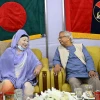 Khaleda, Chief Adviser Exchange Greetings at Armed Forces Day Event