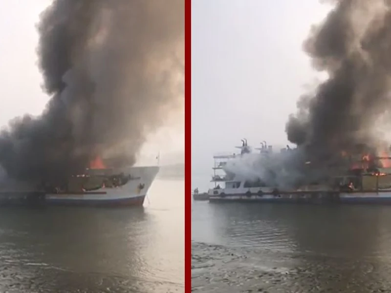 Fire Breaks Out on St Martin-Bound Cruise Ship at Cox’s Bazar Jetty