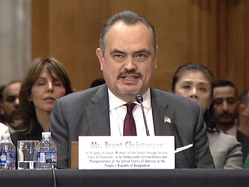 Brent Christensen Appointed New US Ambassador to Bangladesh