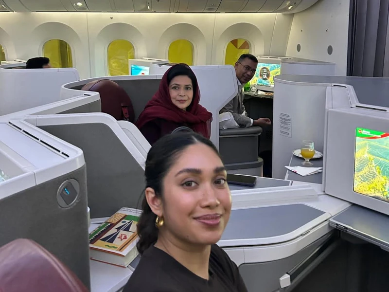 Bengali Classics Keep Zaima Company on Homebound Flight with Tarique Rahman