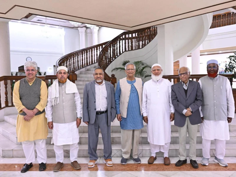 জামায়াতে ইসলামীর প্রতিনিধি দলের সঙ্গে প্রধান উপদেষ্টার বৈঠক