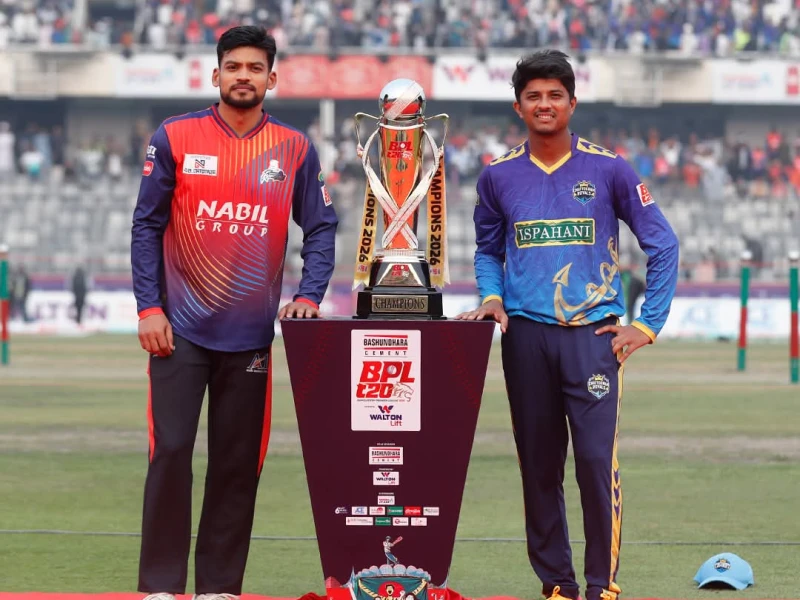 এবারের বিপিএল আসরে চ্যাম্পিয়ন রাজশাহী