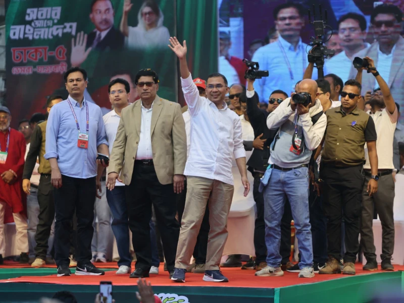 “From today we are all free”, Tarique greets nation after BNP’s landslide victory