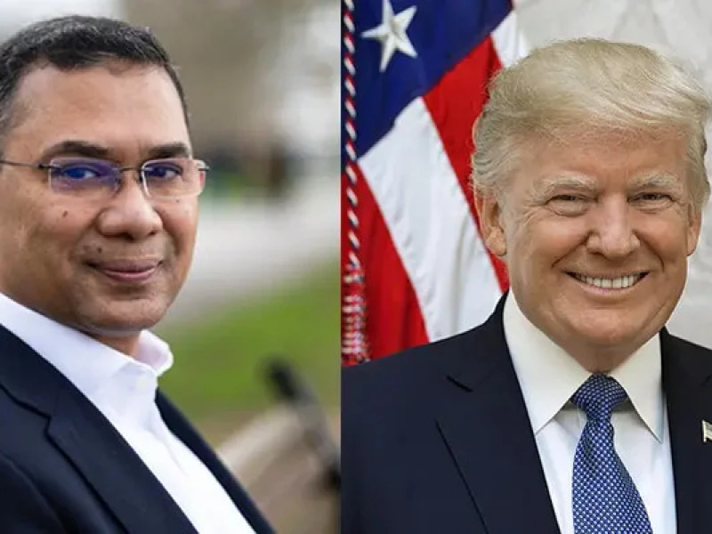 তারেক রহমানকে শুভেচ্ছা জানিয়ে ট্রাম্পের চিঠি