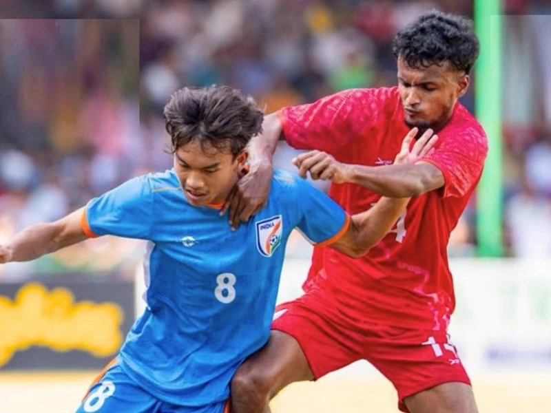 সাফ অনূর্ধ্ব-২০ চ্যাম্পিয়নশিপ ভারতের সঙ্গে ড্র, গ্রুপ রানার্সআপ হয়েই সেমিফাইনালে বাংলাদেশ