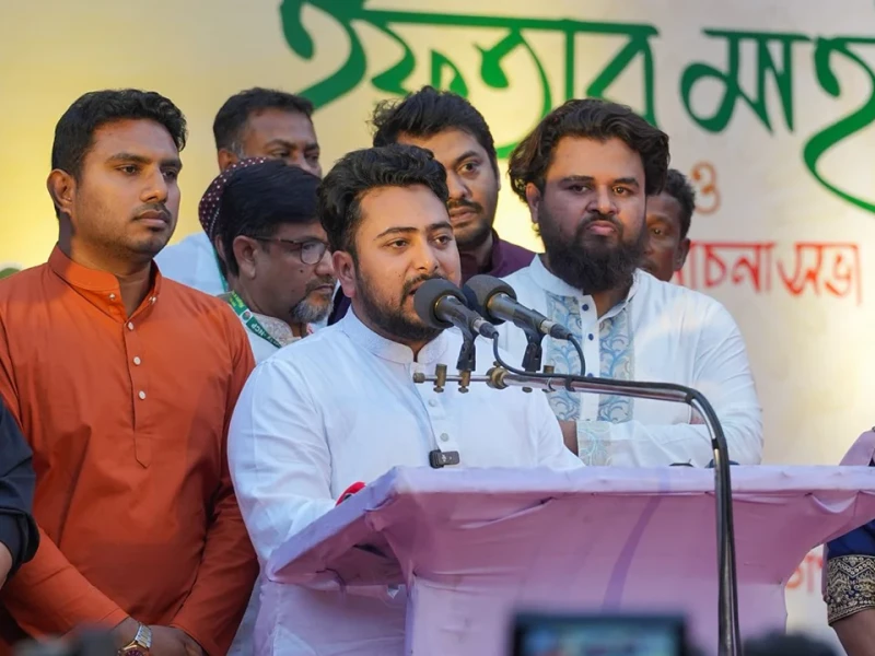 মুক্তিযুদ্ধের নাম করে আওয়ামী লীগকে পুনর্বাসন করা যাবে না: নাহিদ ইসলাম