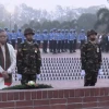 স্মৃতিসৌধে বীর শহীদদের প্রতি রাষ্ট্রপতি ও প্রধানমন্ত্রীর শ্রদ্ধা