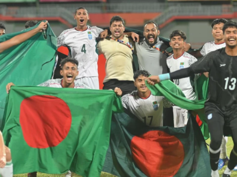 SAFF U-20 champions set for open-top bus celebration in Dhaka