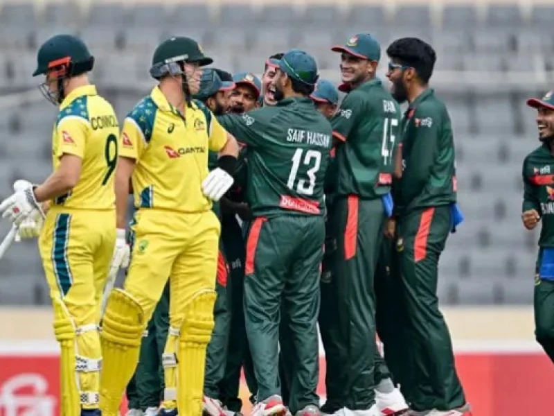 Nahid Rana, Mosaddek power Bangladesh to historic win over Australia