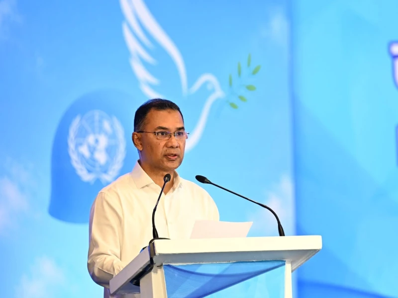 জাতিসংঘ শান্তিরক্ষীদের সম্মাননা দিলেন প্রধানমন্ত্রী তারেক রহমান