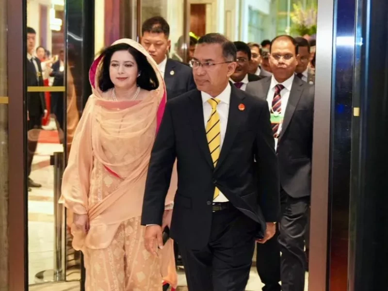 PM Tarique leaves Dalian for Beijing