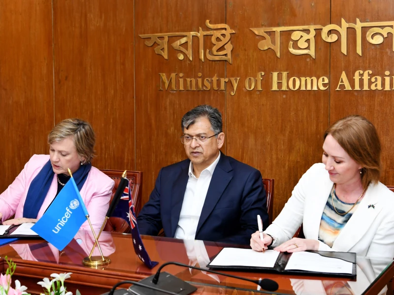 Australia, UNICEF sign $16m agreement to support Rohingya, host communities in Bangladesh