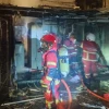 কুয়ালালামপুরের জিনজাংয়ে পরিত্যক্ত দোকানঘরে  আগুন
