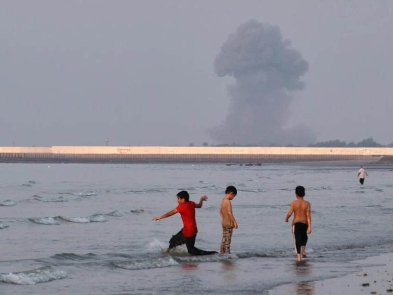 US military says fires on tanker trying to evade Iran port blockade