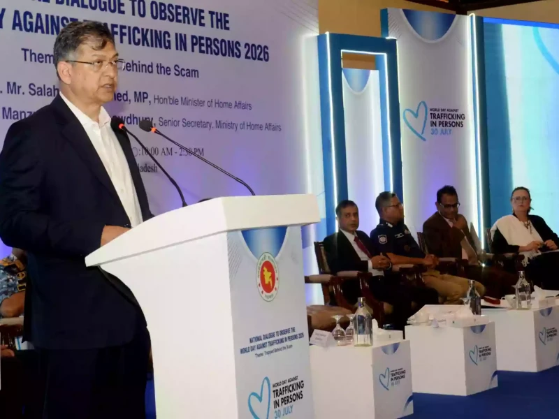 Govt maintains “zero tolerance” against human trafficking, online scams: Home Minister