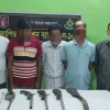 5 arrested in Rajbari with firearms