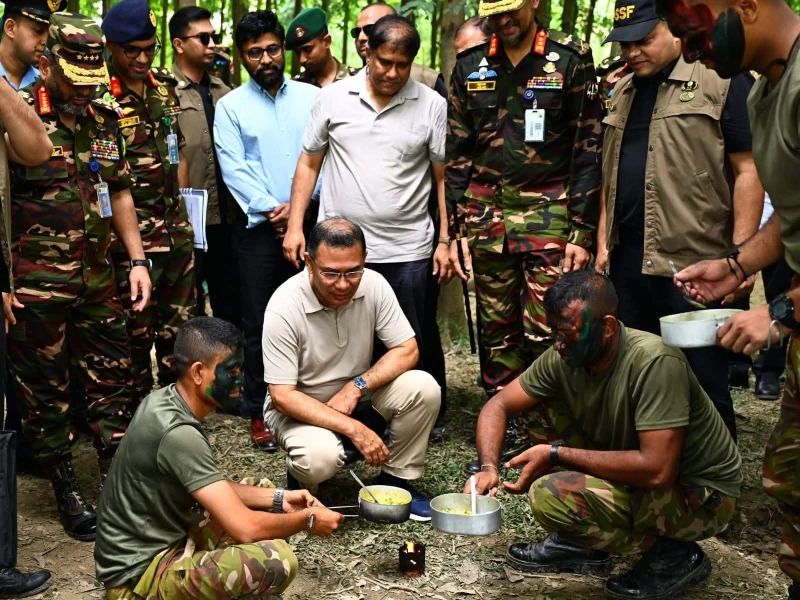 PM makes surprise visit to Army summer exercise, observes field training