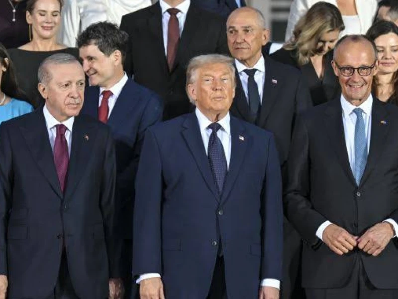 Trump says a lot of love at NATO summit