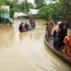 পার্বত্য চট্টগ্রামে বন্যা ও পাহাড়ধস মোকাবিলায় সেনাবাহিনীর উদ্ধার-ত্রাণ কার্যক্রম অব্যাহত