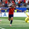 Spain edge Belgium 2-1 as Merino strikes late again