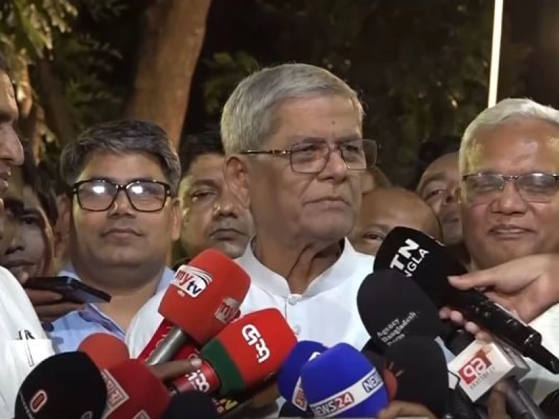 রাষ্ট্রপতি পদে দলীয় প্রার্থী চূড়ান্তের দায়িত্ব প্রধানমন্ত্রীকে দিয়েছে বিএনপির স্থায়ী কমিটি : মির্জা ফখরুল
