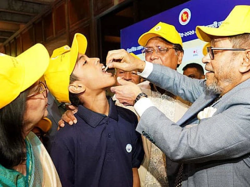 Bangladesh launches oral cholera vaccination drive targeting 5.1m people