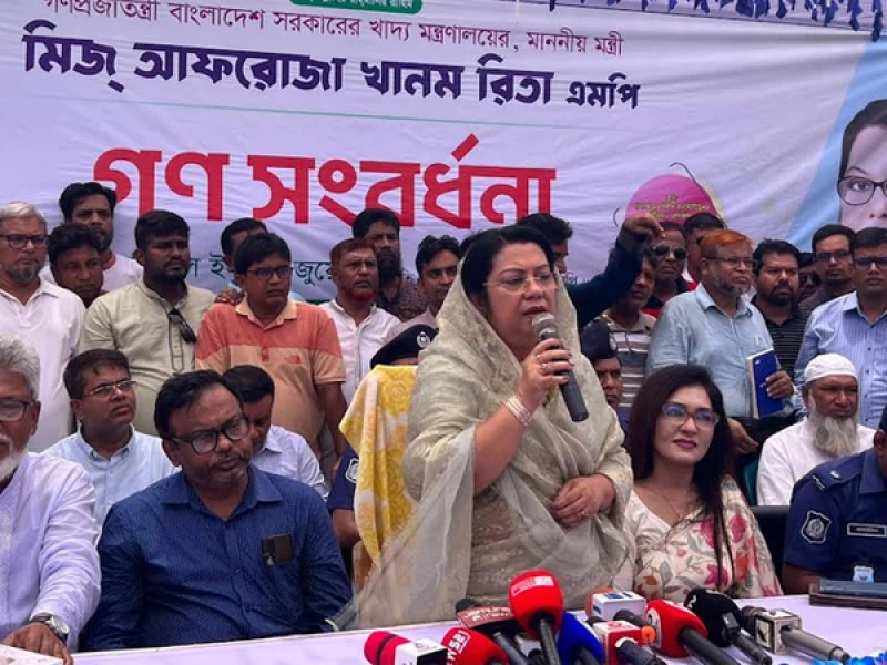 খাদ্যগুদামে অনিয়ম হলে কঠোর আইনানুগ ব্যবস্থা গ্রহণ করা হবে : খাদ্যমন্ত্রী