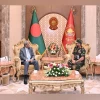 রাষ্ট্রপতির সঙ্গে তিন বাহিনীর প্রধানগণের সৌজন্য সাক্ষাৎ
