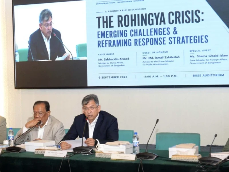 রোহিঙ্গা সংকটের টেকসই সমাধানে বৈশ্বিক সহযোগিতা জরুরি: স্বরাষ্ট্রমন্ত্রী