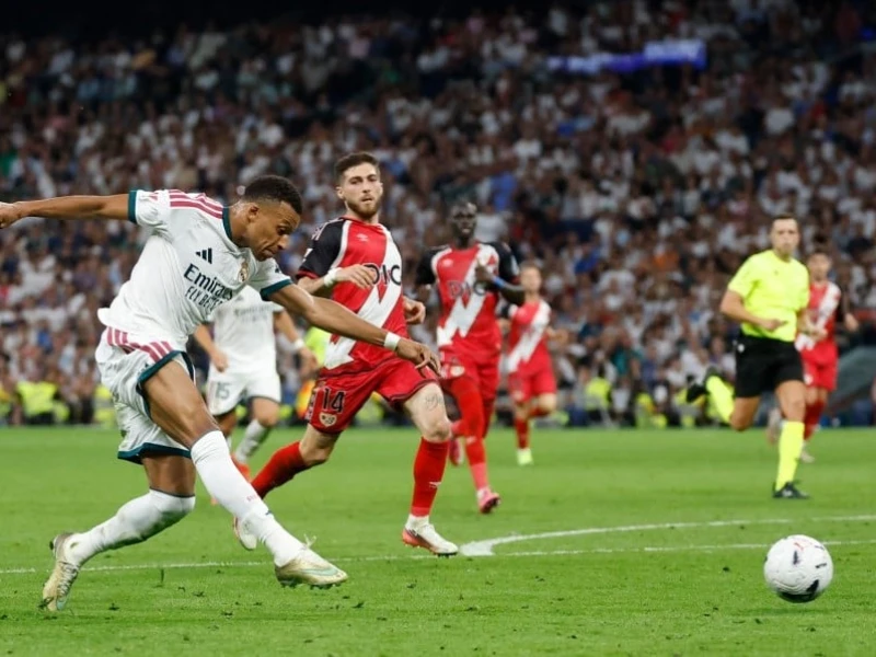 Mbappe at the double as Real Madrid sink Rayo