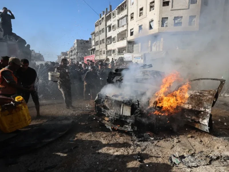 Gaza health officials say 4 killed in Israeli strikes, including child