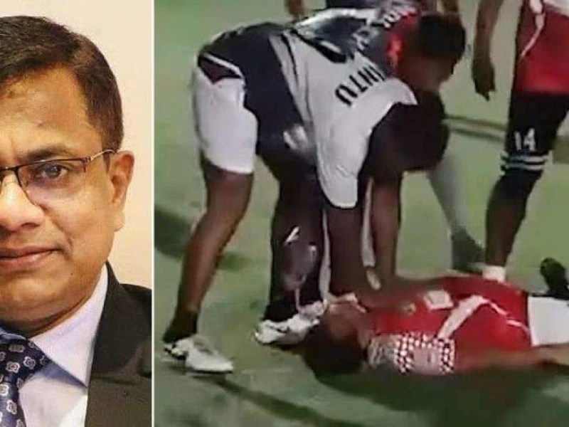 ফুটবল খেলতে গিয়ে মাঠে লুটিয়ে পড়ে উপসচিবের মৃত্যু