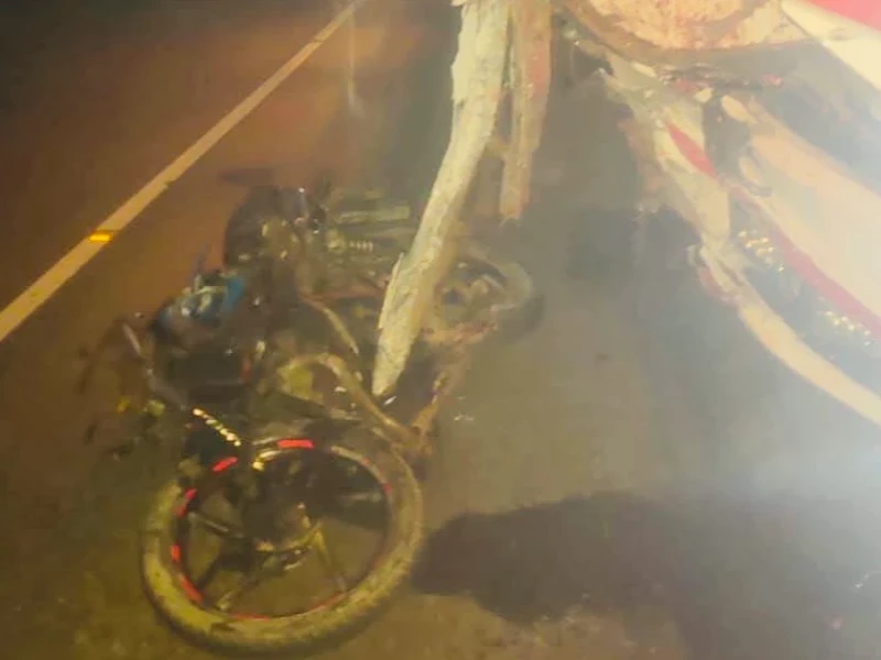 Three friends killed as bus hits motorcycle in Barishal