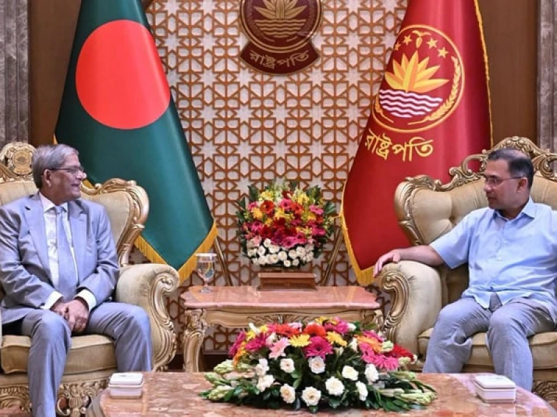 বঙ্গভবনে রাষ্ট্রপতির সঙ্গে প্রধানমন্ত্রীর প্রথম সৌজন্য সাক্ষাৎ