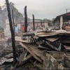 বান্দরবানের বলীপাড়া বাজারে অগ্নিকাণ্ডে ১৩টি দোকান পুড়ে ছাই